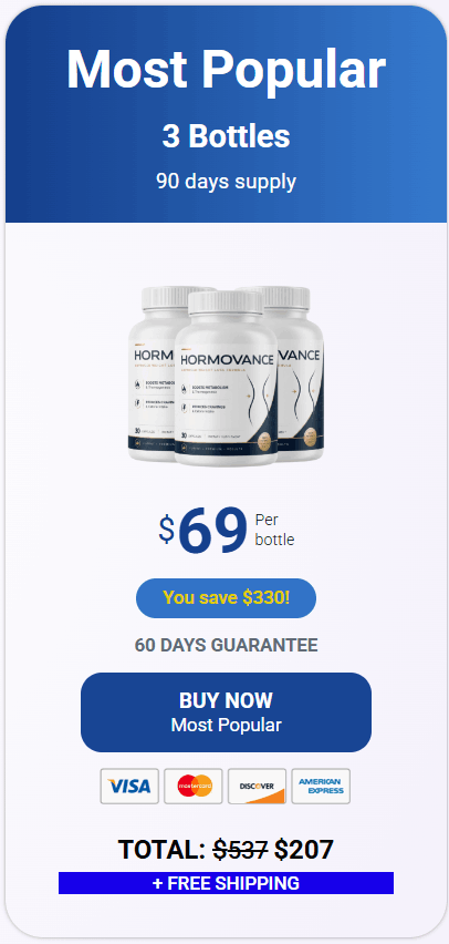 HormoVance 3 bottle bundle 90-day supply