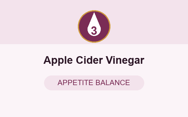 Apple Cider Vinegar in HormoVance