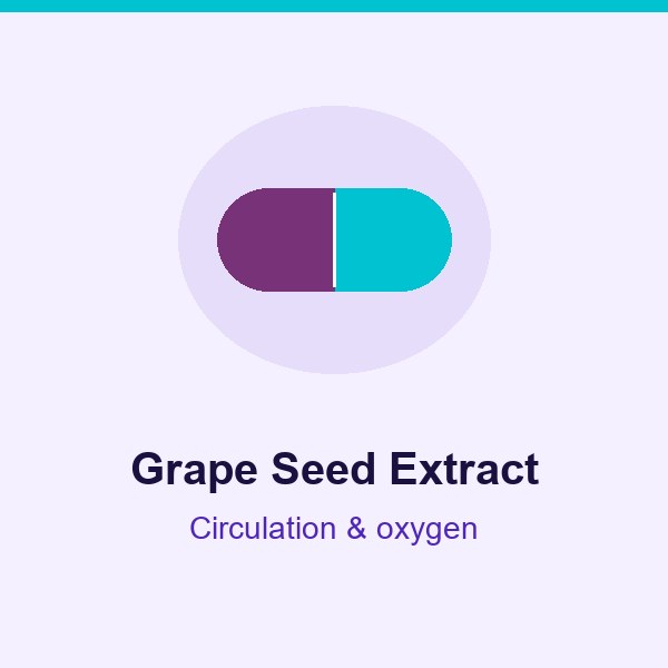 Grape Seed Extract in Neuro Serge for circulation