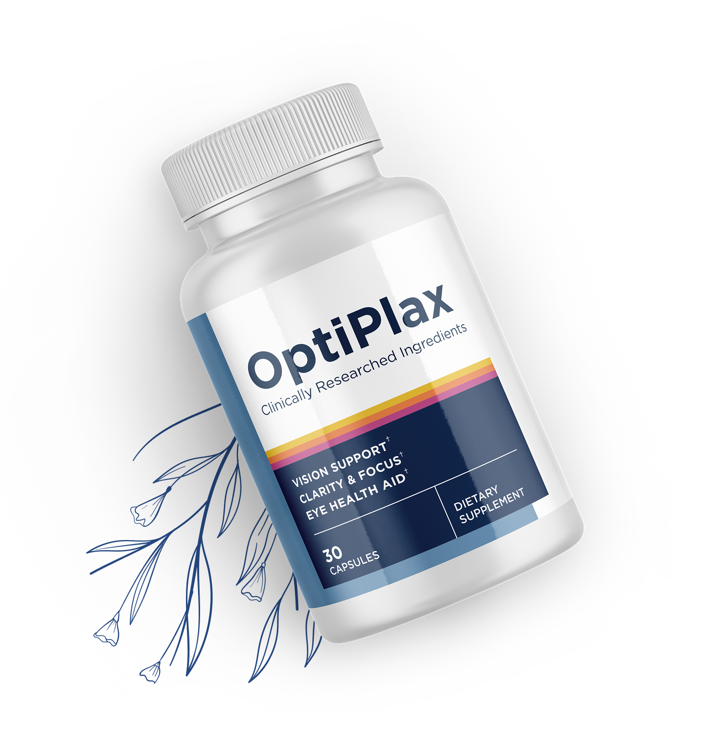 OptiPlax Vision Support supplement official bottle