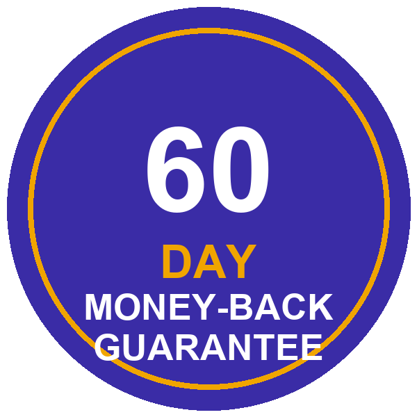 Visivra 60-day money-back guarantee seal