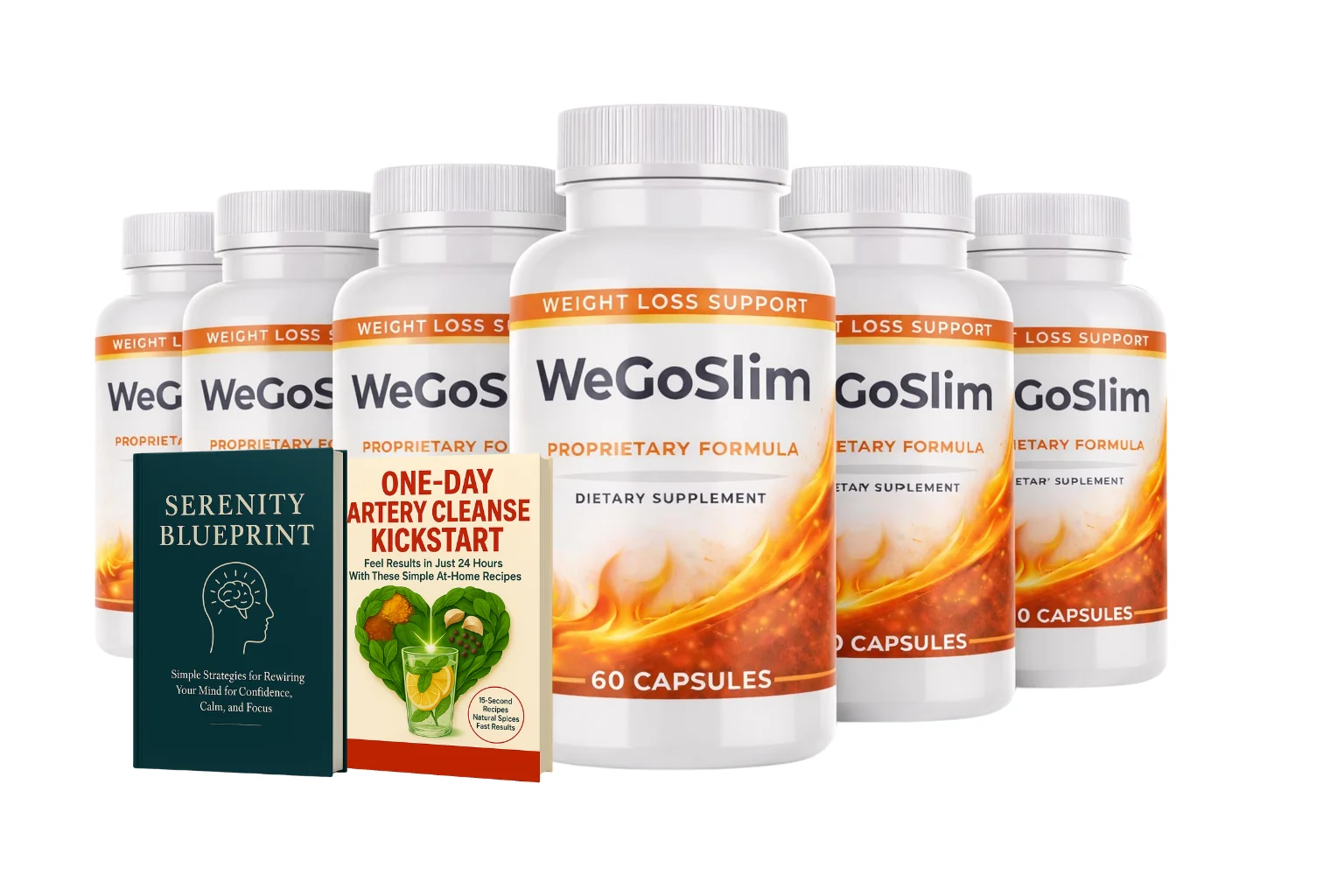WegoSlim 6 bottle bundle 180-day supply