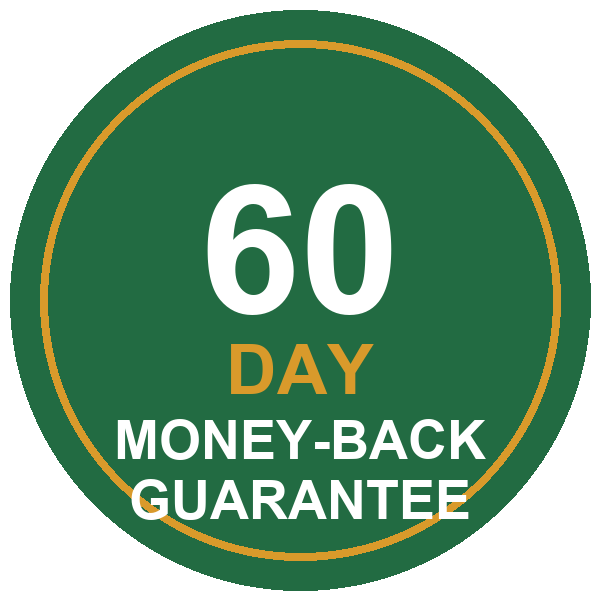 WegoSlim 60-Day Money Back Guarantee seal
